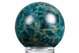 Bright Blue Apatite Sphere - Madagascar #334066-1